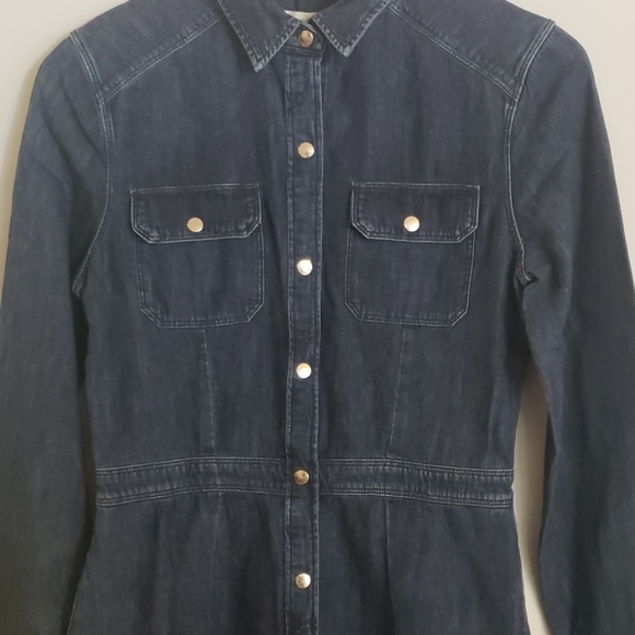 Rag & Bone Paz Utility Denim Dresss New Blue - Picture 3 of 3